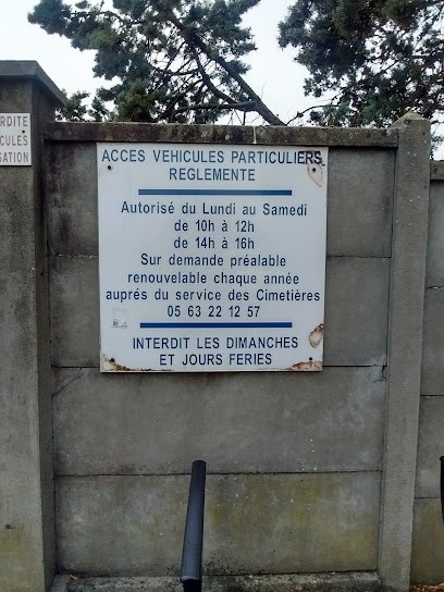 Cimetière du Pont de Chaume, Cimetière à Montauban