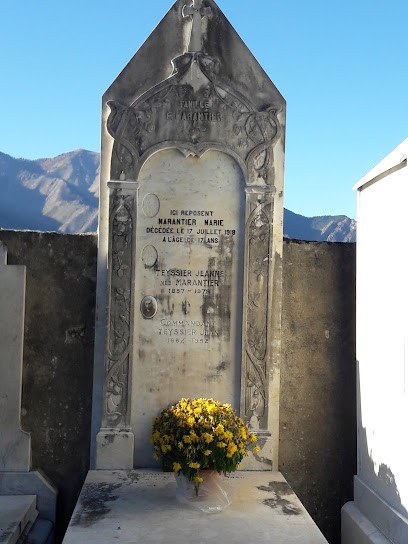 Cimetière de Utelle, Cimetière à Utelle