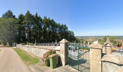 Cimetière, Cimetière à Saint-Péreuse