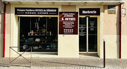 Pompes Funèbres Et Marbrerie Deyres De Sérignan, Pompes Funèbres à Sérignan